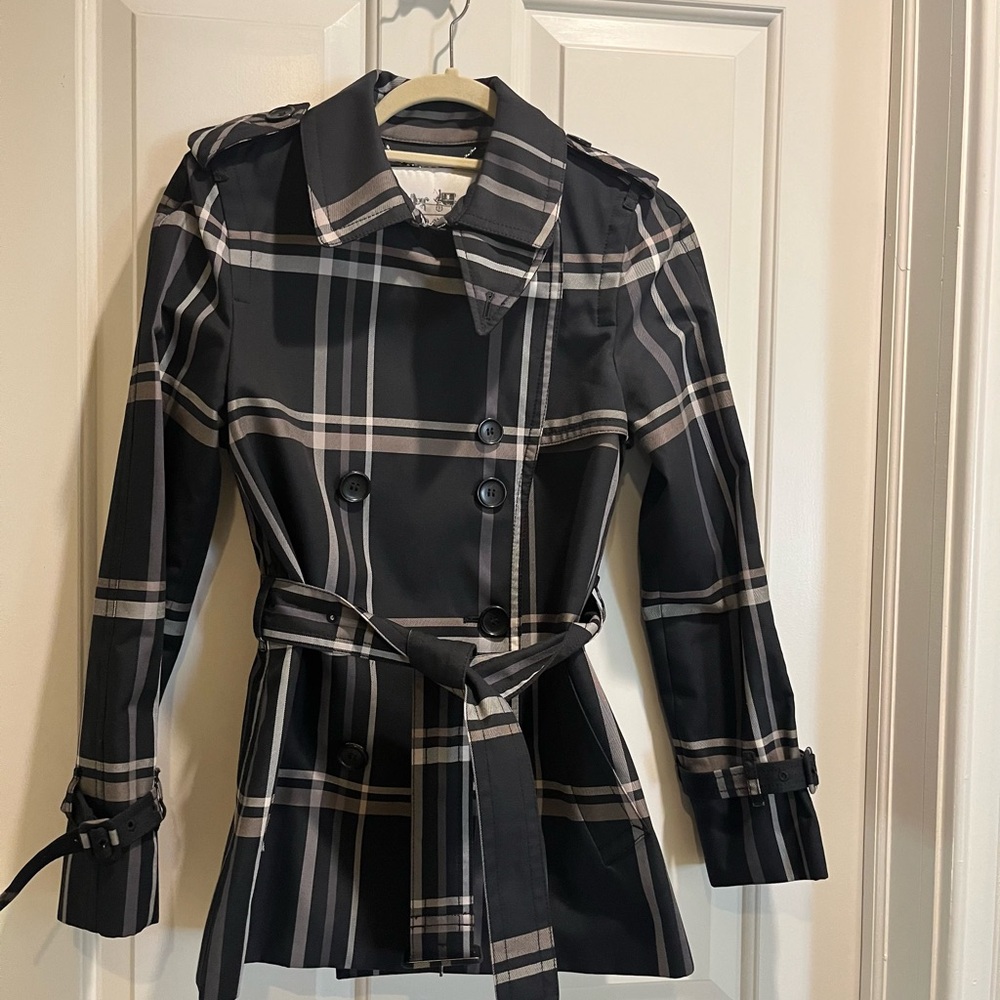 Coach Tatersall Trench Coat.